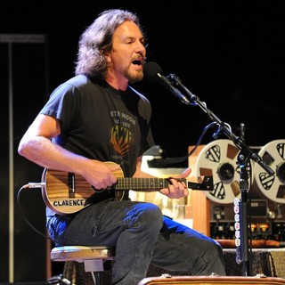 Eddie Vedder, Pearl Jam in Eddie Vedder performs at the Carre Theatre