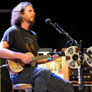 Eddie Vedder, Pearl Jam in Eddie Vedder performs at the Carre Theatre