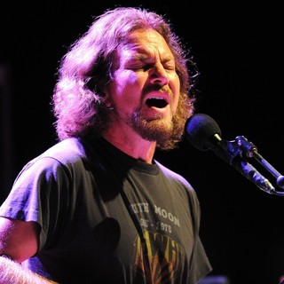 Eddie Vedder, Pearl Jam in Eddie Vedder performs at the Carre Theatre