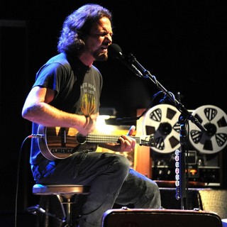 Eddie Vedder, Pearl Jam in Eddie Vedder performs at the Carre Theatre