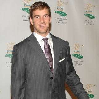Eli Manning in The Fifth Annual Tom Coughlin Jay Fund Foundation Fundraising Event