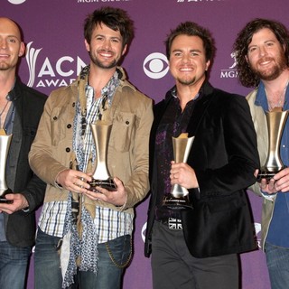 Eli Young Band in 2012 ACM Awards - Press Room