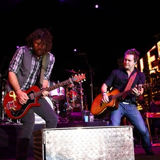 James Young, Mike Eli, Eli Young Band in 2012 ACM Weekend on Fremont Street Experience Saturday Concerts