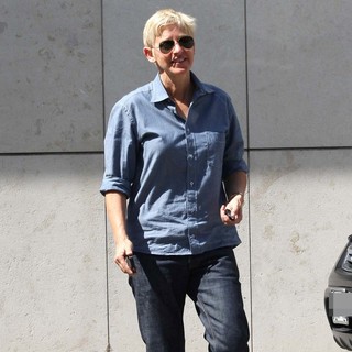 Ellen DeGeneres in Ellen DeGeneres Is Seen Heading to The Hermes Boutique
