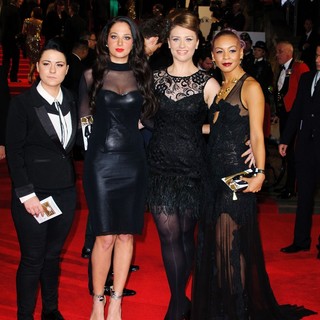 Jade Ellis, Tulisa, Ella Henderson, Lucy Spraggan in World Premiere of Skyfall - Arrivals