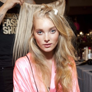 Elsa Hosk in 2012 Victoria's Secret Fashion Show - Backstage