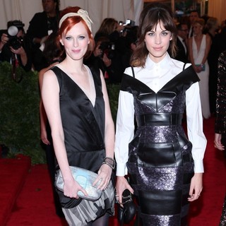 Karen Elson in Schiaparelli and Prada Impossible Conversations Costume Institute Gala - elson-chung-costume-institute-gala-2012-01