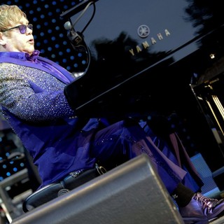 Elton John Performing at Tussling Castle