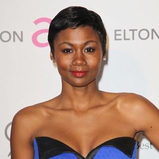 Emayatzy Corinealdi in 21st Annual Elton John AIDS Foundation's Oscar Viewing Party