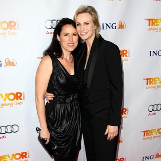 Lara Embry, Jane Lynch in The Trevor Project's 2011 Trevor Live! - Arrivals