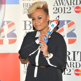 Emeli Sande in The BRIT Awards 2012 - Winners Board