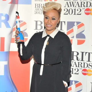 Emeli Sande in The BRIT Awards 2012 - Winners Board