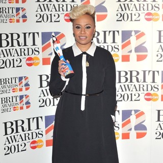 Emeli Sande in The BRIT Awards 2012 - Winners Board