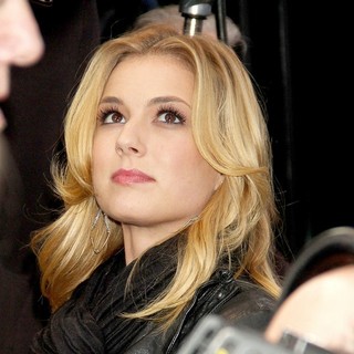 Emily VanCamp in At ABC Studios for An Appearance on Good Morning America