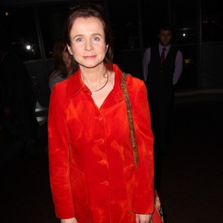 Emily Watson in Celebrities Outside The Soho Hotel