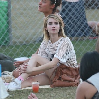 Emma Roberts in Celebrities at The 2012 Coachella Valley Music and Arts Festival - Week 2 Day 1