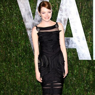 Emma Stone in 2012 Vanity Fair Oscar Party - Arrivals