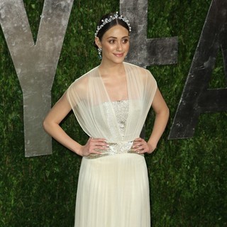 Emmy Rossum in 2013 Vanity Fair Oscar Party - Arrivals