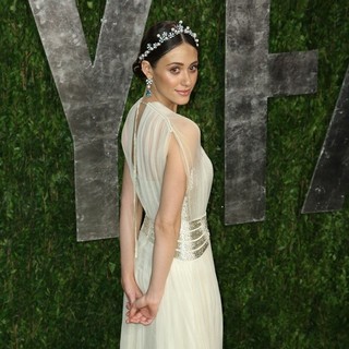 Emmy Rossum in 2013 Vanity Fair Oscar Party - Arrivals
