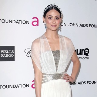 Emmy Rossum in 21st Annual Elton John AIDS Foundation's Oscar Viewing Party