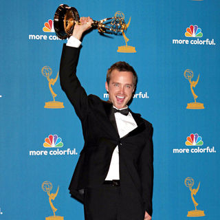 Aaron Paul in The 62nd Annual Primetime Emmy Awards - Press Room