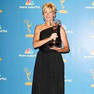 Edie Falco in The 62nd Annual Primetime Emmy Awards - Press Room