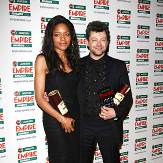 Naomie Harris, Andy Serkis in The Empire Film Awards 2010 - Press Room