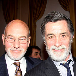 Patrick Stewart, Roger Rees in The Empire Film Awards 2010 - Press Room