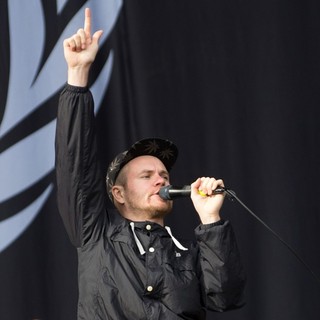 Rob Rolfe, Rou Reynolds, Enter Shikari in Leeds Festival 2012 - Day Three