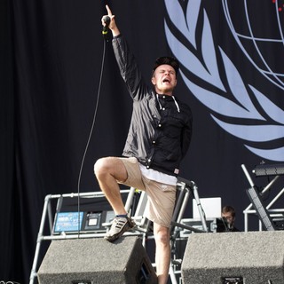Rou Reynolds, Enter Shikari in Leeds Festival 2012 - Day Three