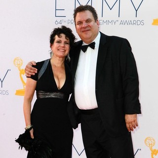 Susie Essman, Jeff Garlin in 64th Annual Primetime Emmy Awards - Arrivals
