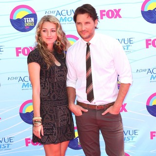 Luca Bella Facinelli, Peter Facinelli in The 2012 Teen Choice Awards - Arrivals