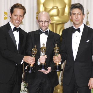 Nat Faxon, Jim Rash, Alexander Payne in 84th Annual Academy Awards - Press Room