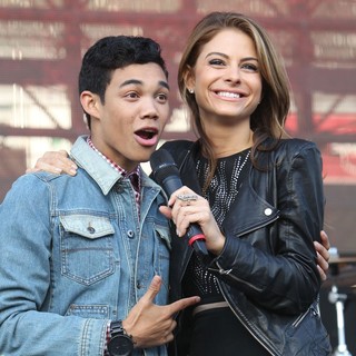 Roshon Fegan, Maria Menounos in 102.7 KIIS FM's Wango Tango 2012 - Show