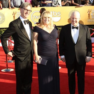 Paul Feig, Rebel Wilson, Matt Lucas in The 18th Annual Screen Actors Guild Awards - Arrivals