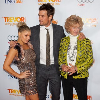 Stacy Ferguson, Josh Duhamel, Bonnie L. Kemper in The Trevor Project's 2011 Trevor Live! - Arrivals
