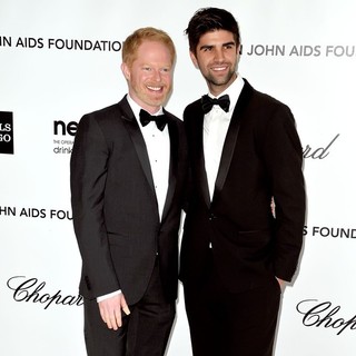 Jesse Tyler Ferguson, Justin Mikita in The 20th Annual Elton John AIDS Foundation's Oscar Viewing Party - Arrivals