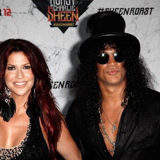 Perla Ferrar, Slash in Comedy Central Roast of Charlie Sheen - Arrivals