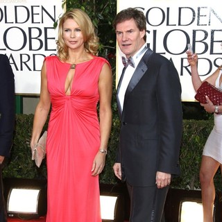 Veronica Ferres, Carsten Maschmeyer in 70th Annual Golden Globe Awards - Arrivals