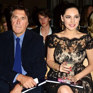 Bryan Ferry, Kelly Brook in London Fashion Week Spring-Summer 2013 - Philip Treacy - Front Row