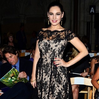 Bryan Ferry, Kelly Brook in London Fashion Week Spring-Summer 2013 - Philip Treacy - Front Row