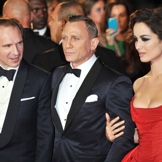 Ralph Fiennes, Daniel Craig, Berenice Marlohe in World Premiere of Skyfall - Arrivals