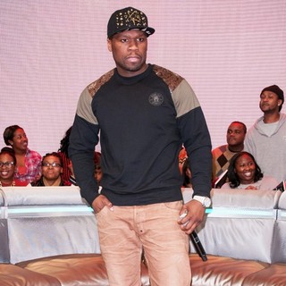 50 Cent in Celebrities Attend BET's 106 and Park Taping