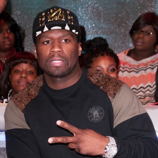 50 Cent in Celebrities Attend BET's 106 and Park Taping