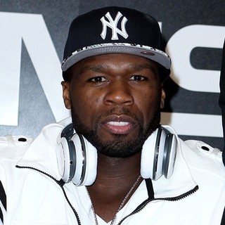50 Cent in 50 Cent Appears at The SMS Audio Booth at The 2012 International CES