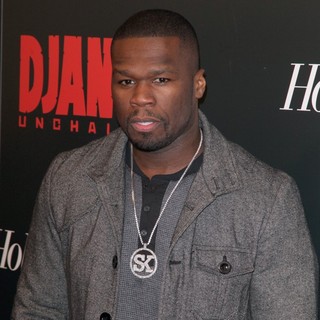 50 Cent in The Premiere of Django Unchained