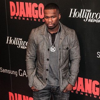50 Cent in The Premiere of Django Unchained