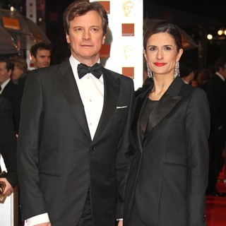 Colin Firth, Livia Giuggioli in Orange British Academy Film Awards 2012 - Arrivals