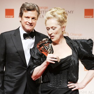 Colin Firth in Orange British Academy Film Awards 2012 - Press Room - firth-streep-orange-british-academy-film-awards-2012-press-room-01