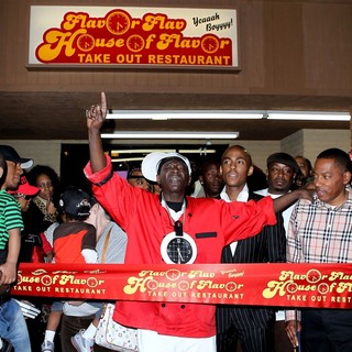 Flavor Flav, Public Enemy in The Official Grand Opening of The Flavor Flav House of Flavor Take Out Restaurant